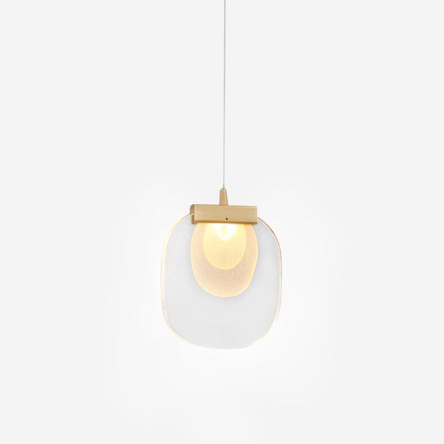Avesian minimalistinen lasinen portaikkoriippuvalaisin