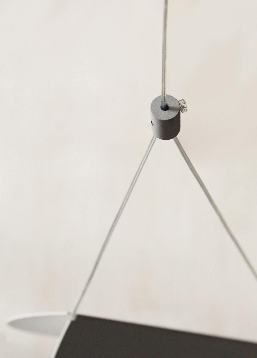 Candeeiro suspenso artístico premium Glider Halten