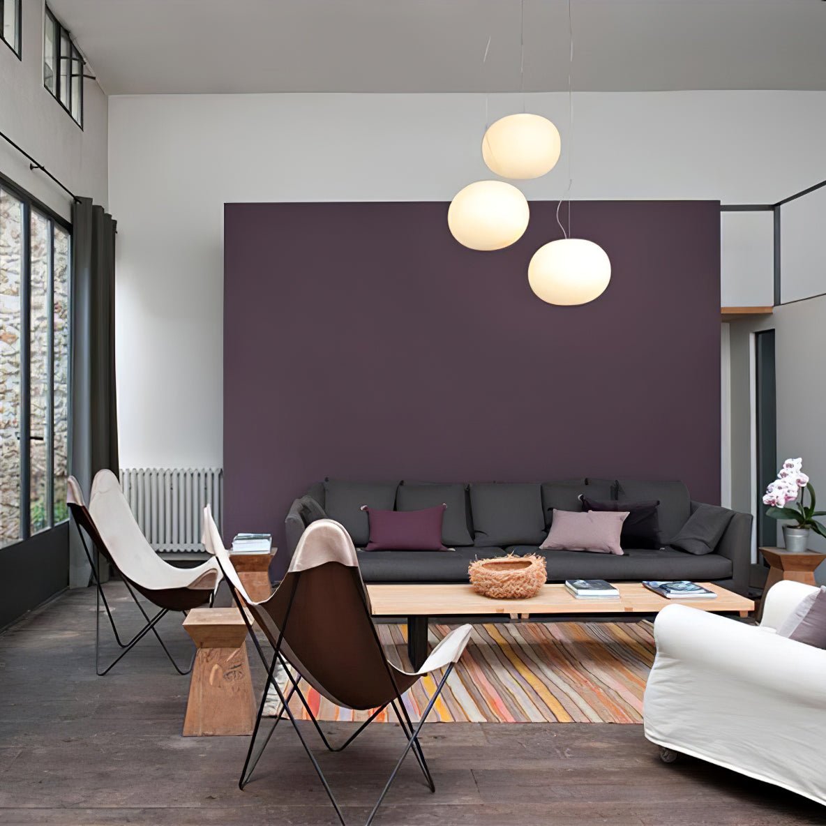 Gysta modern pendellampa i glas