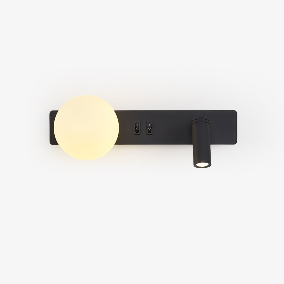 Candeeiro de parede moderno minimalista fino em vidro Thalior