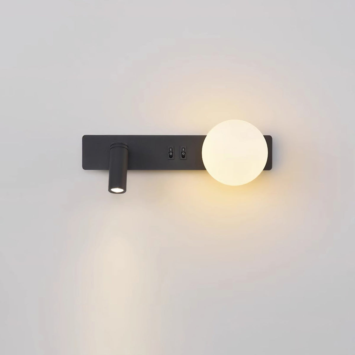 Candeeiro de parede moderno minimalista fino em vidro Thalior