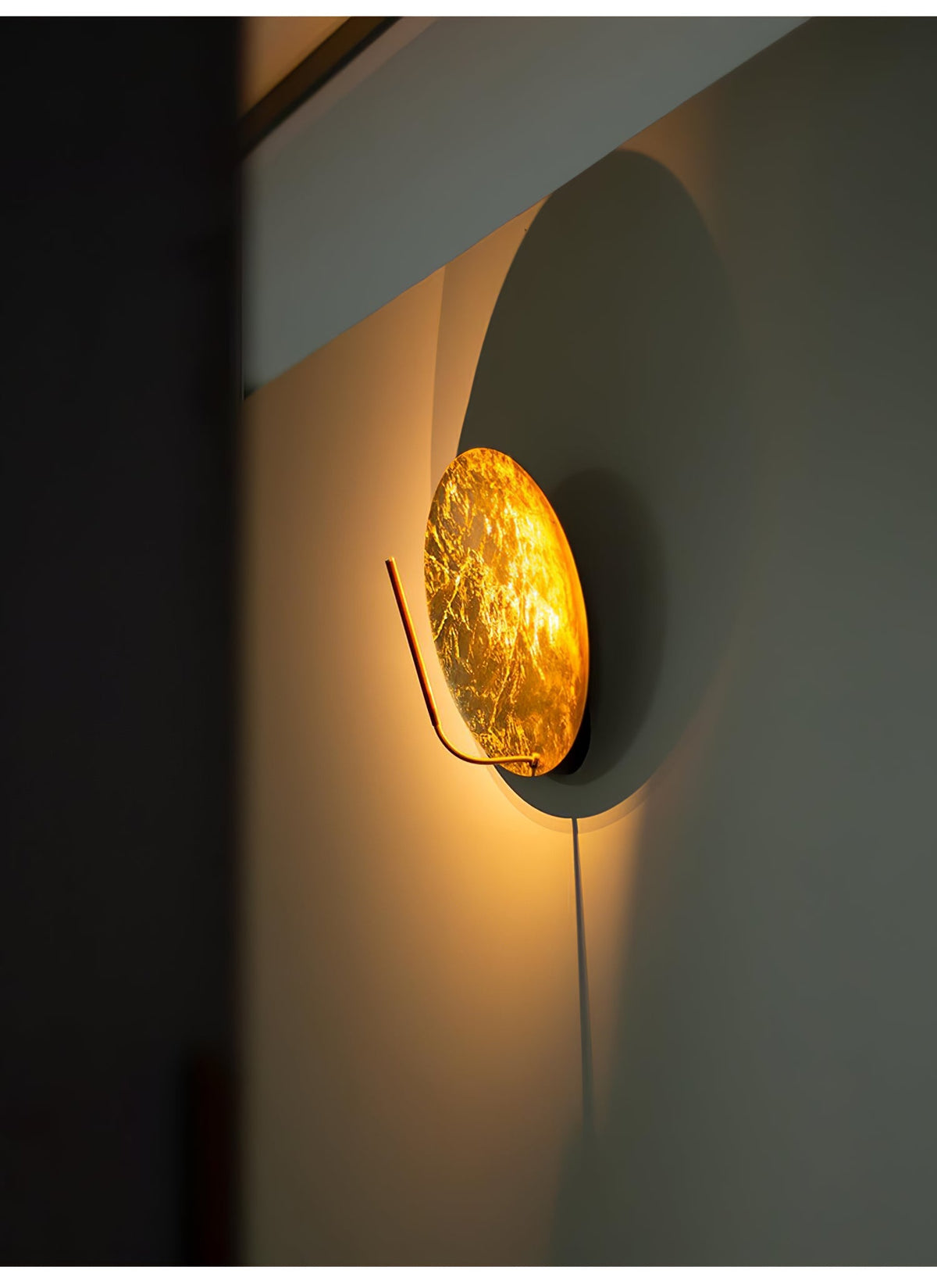 Noctarion Golden Aura vägglampa