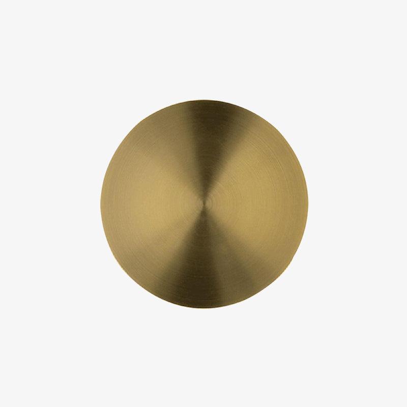 Phelan minimalistisk væglampe i messing