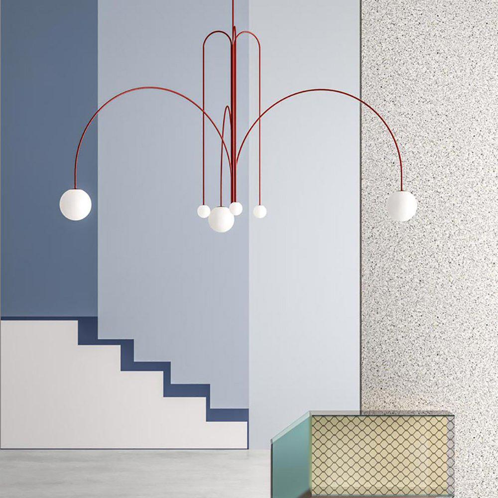 Candelabro Rivorora moderno em forma de globo