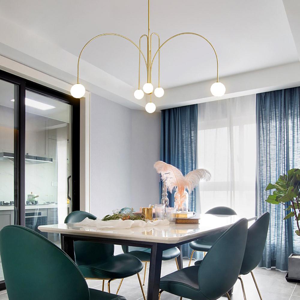 Candelabro Rivorora moderno em forma de globo