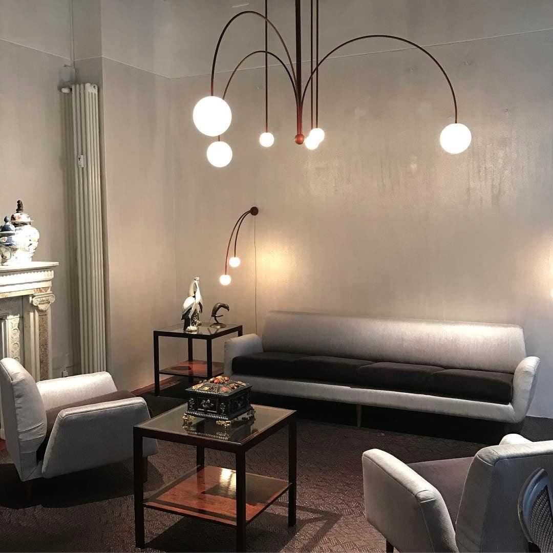 Rivorora modern globformad ljuskrona