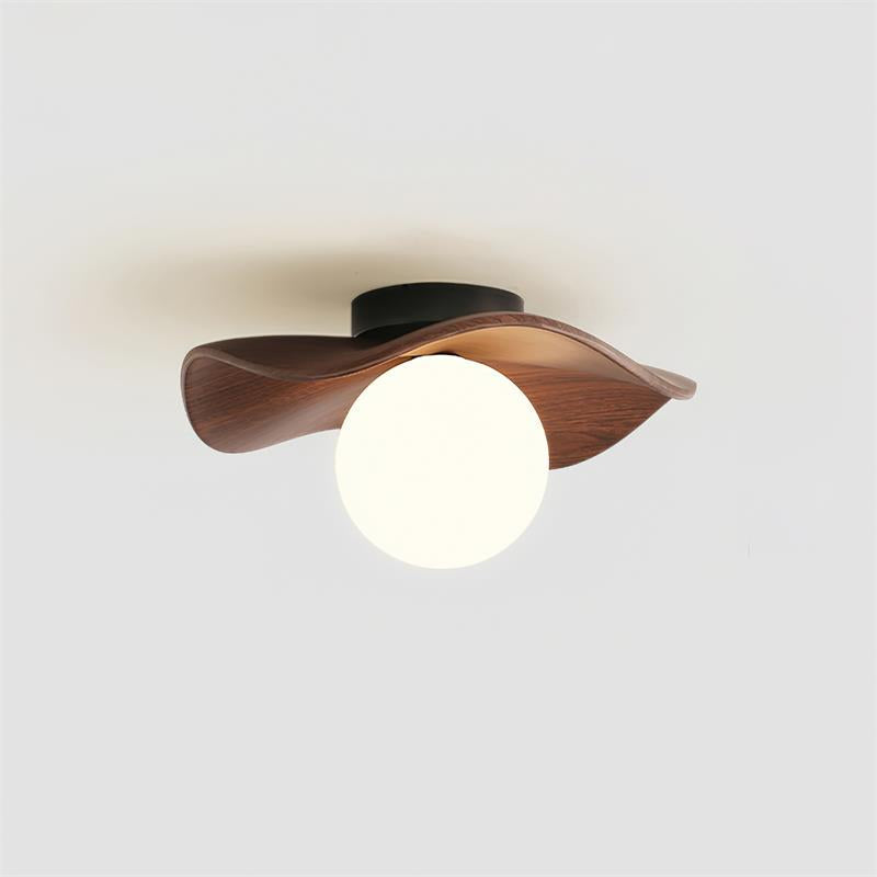 Bølgeformet loftslampe