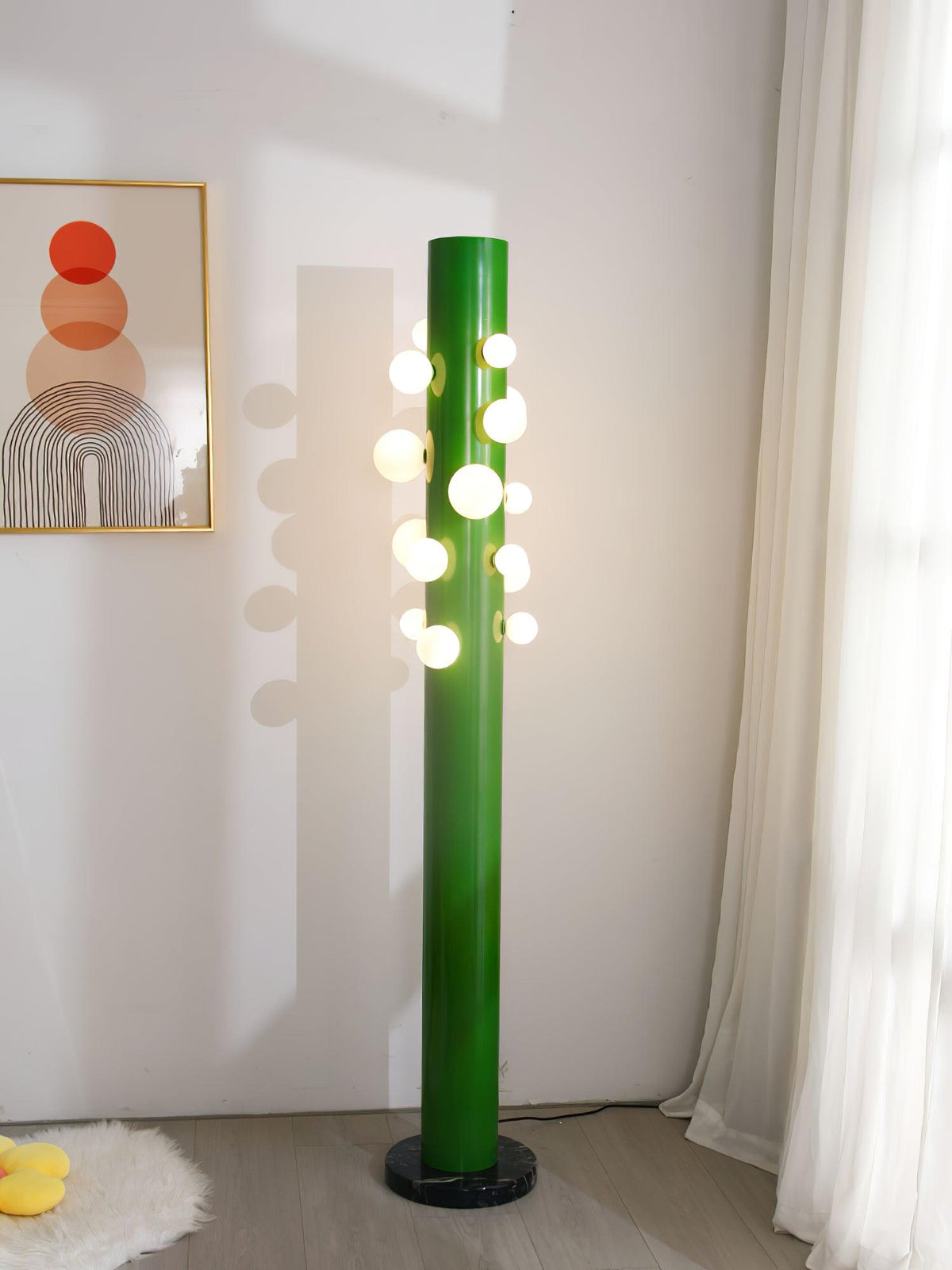 Ortaliel-gulvlampe i marmor