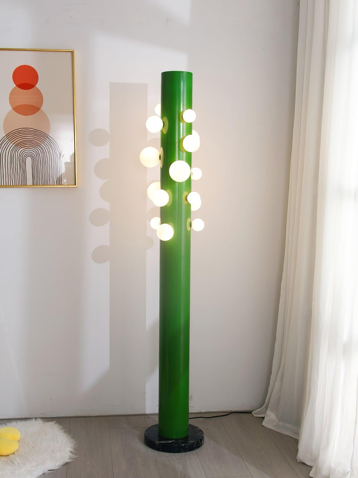 Ortaliel-gulvlampe i marmor