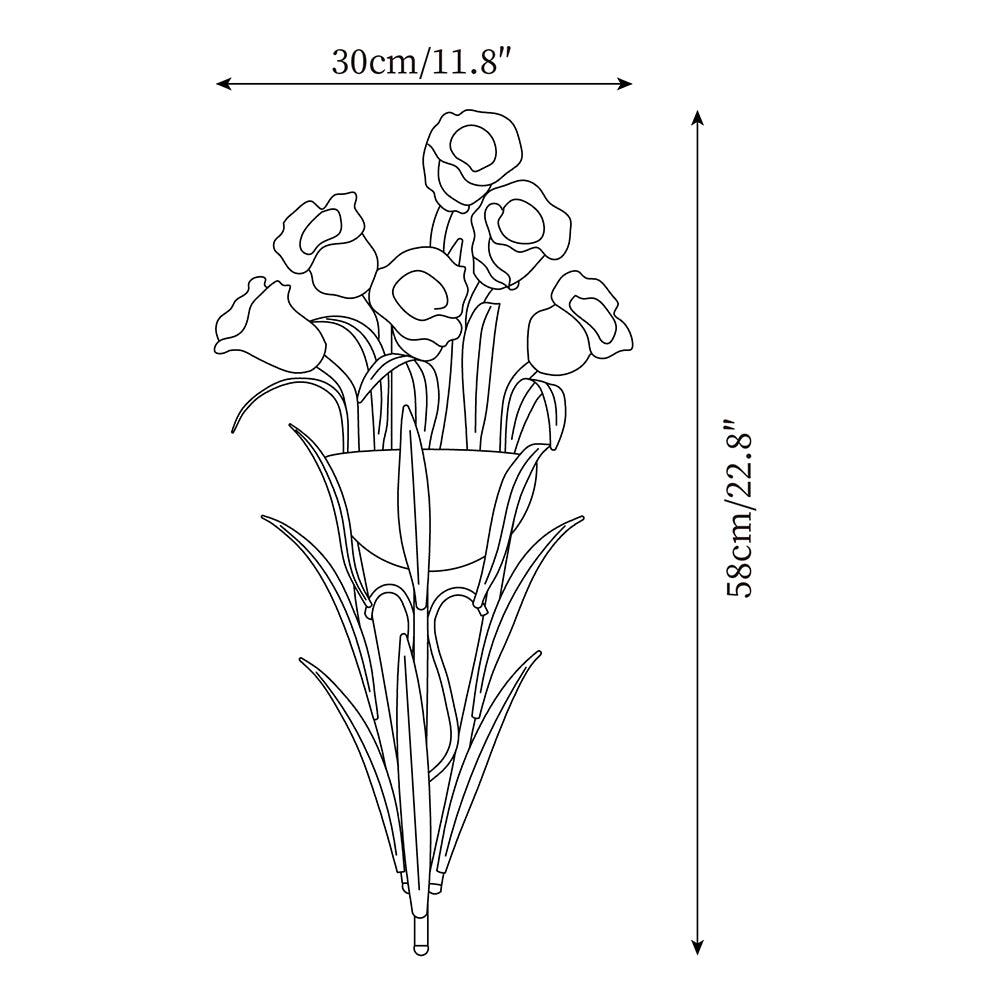 Lunafleur Lily-vegglampi