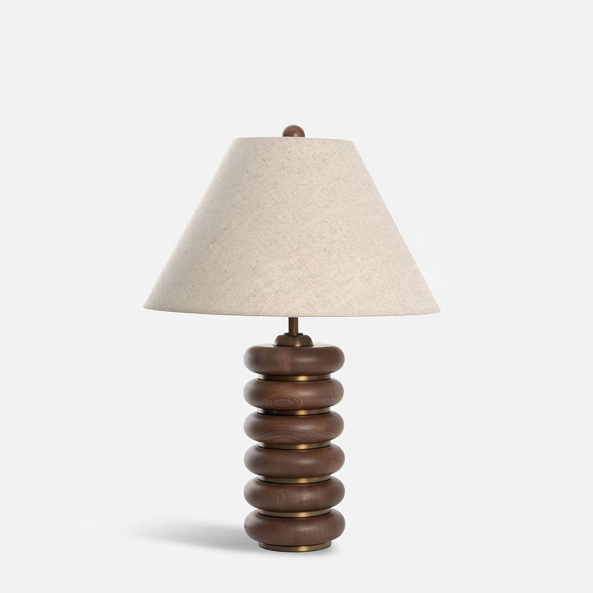 Rinalia minimalistisk bordslampa i trä