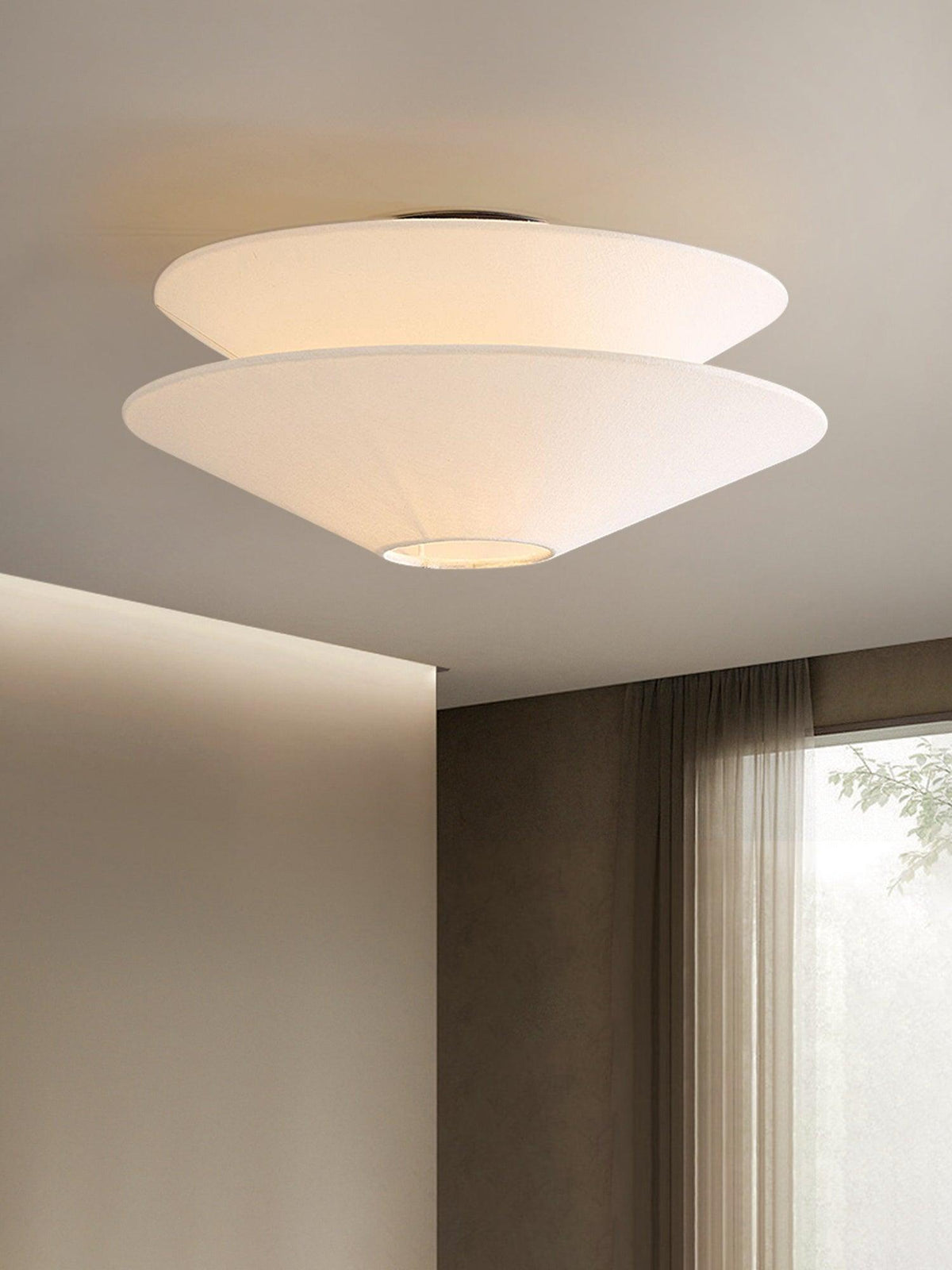 Ealo nordisk kunstnerisk loftslampe i stof