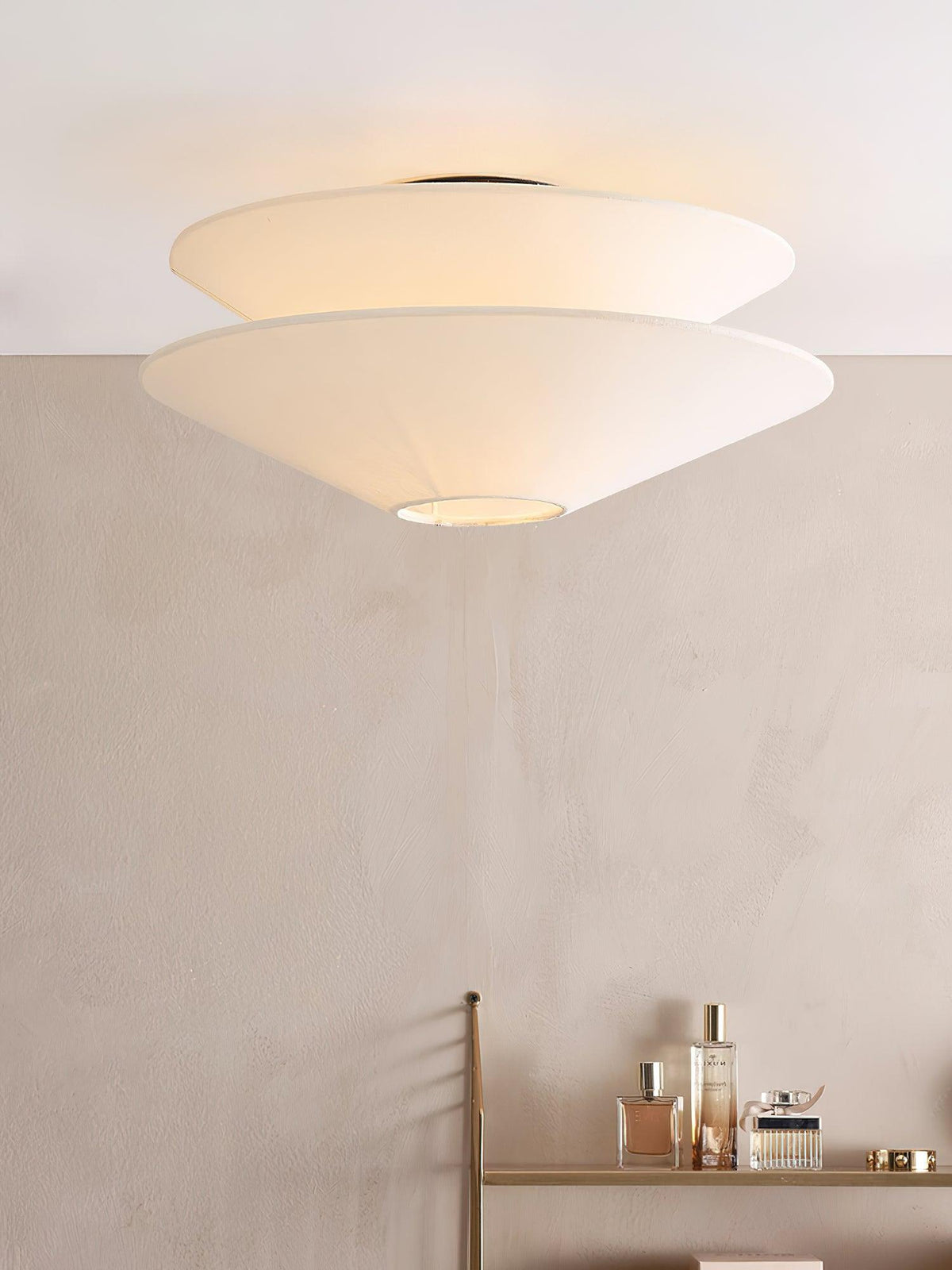 Ealo nordisk kunstnerisk loftslampe i stof