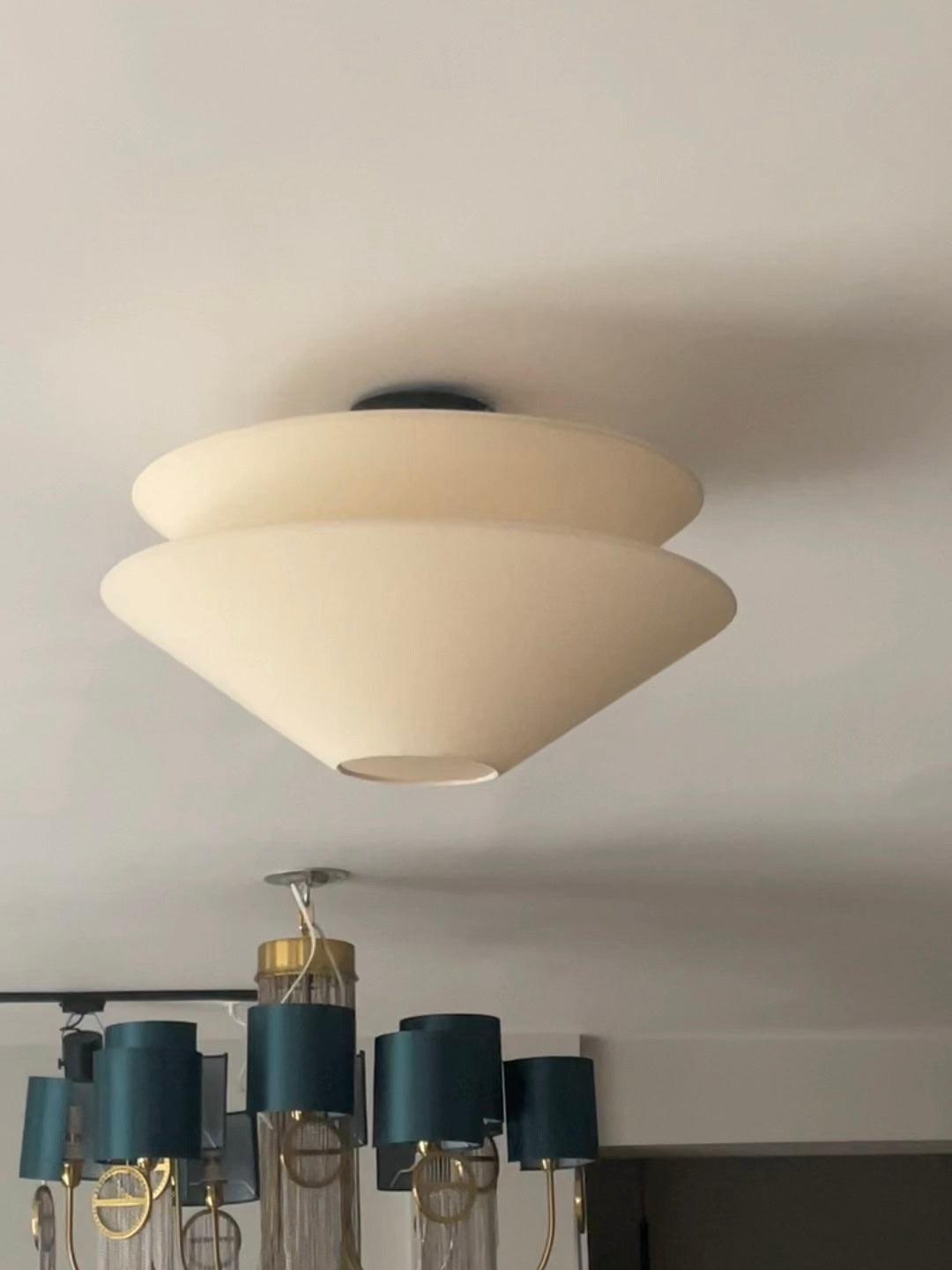 Ealo nordisk kunstnerisk loftslampe i stof
