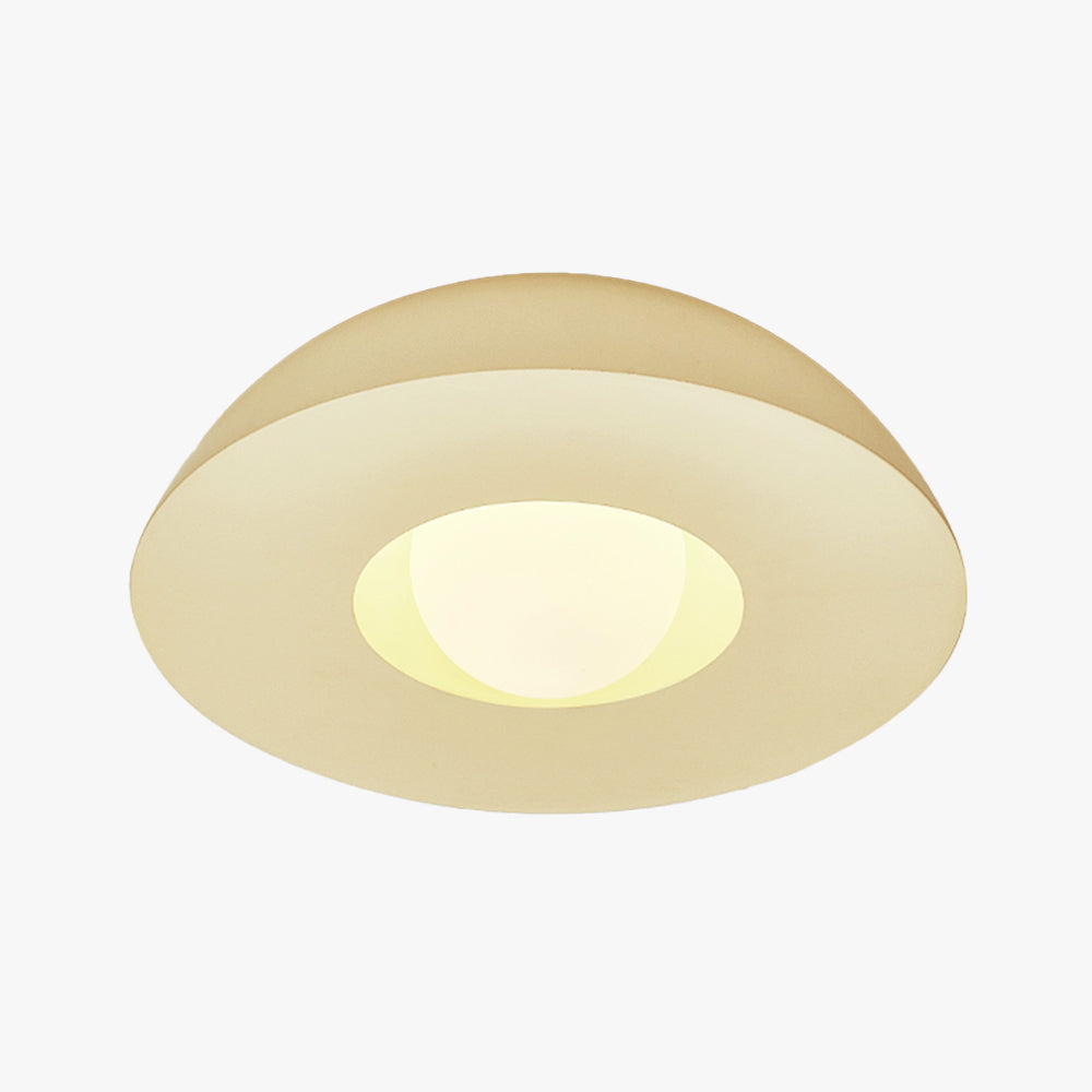 Modern LED-vägglampa för inomhusbruk i mjölkigt kaffefärgat glas för vardagsrum