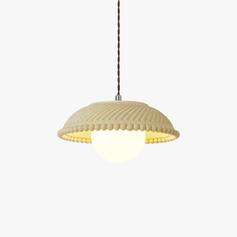 Candeeiro suspenso LED moderno Aria em metal/vidro/resina para sala de estar/escritório/quarto