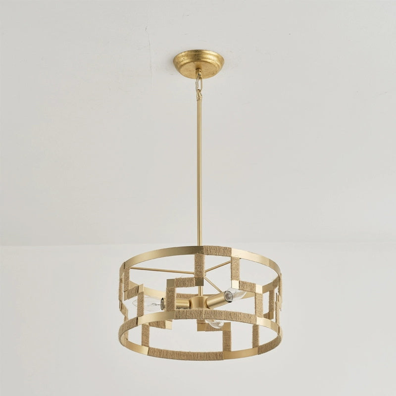 Matrix pendellampa i guld