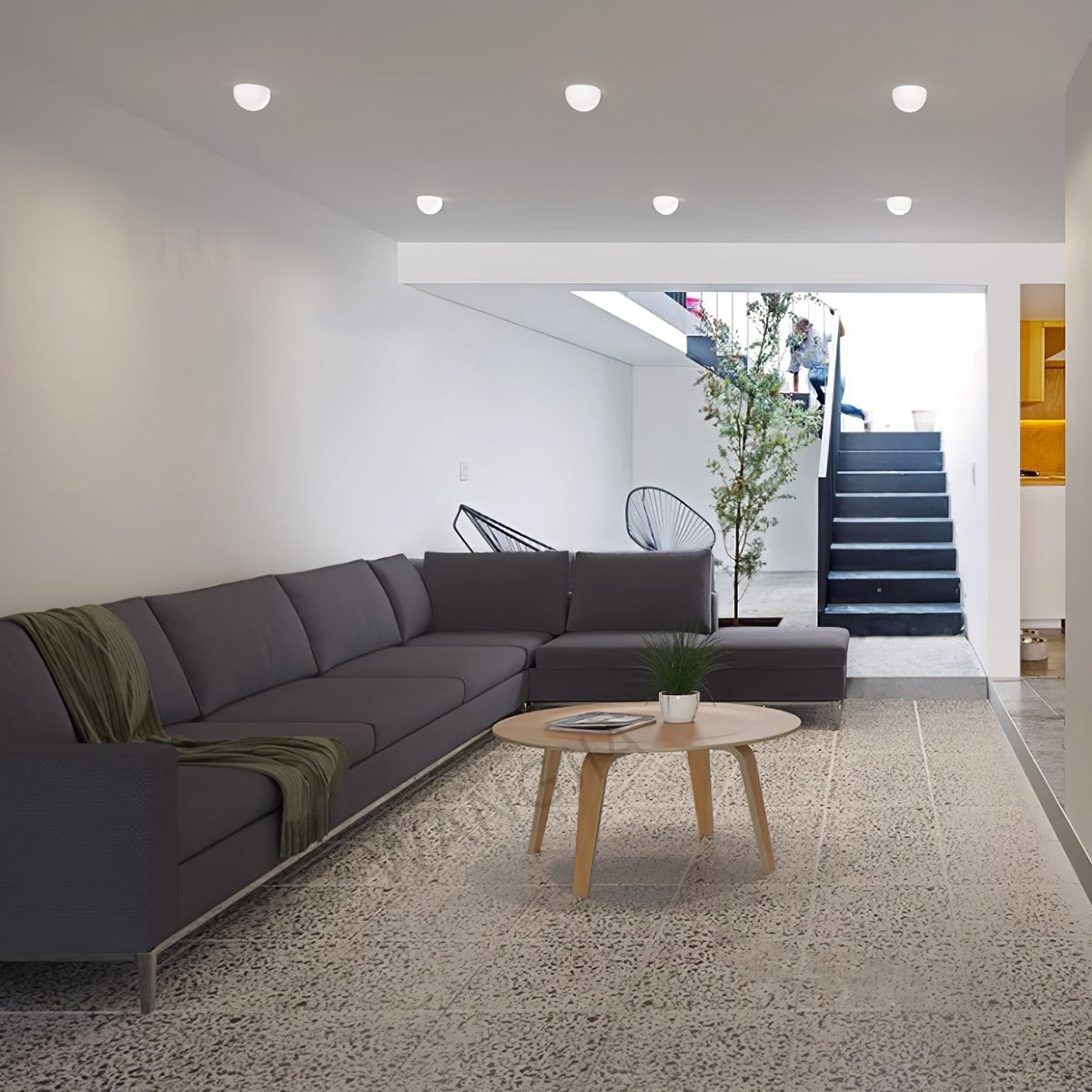 Candeeiro de parede Vesilis moderno minimalista em vidro