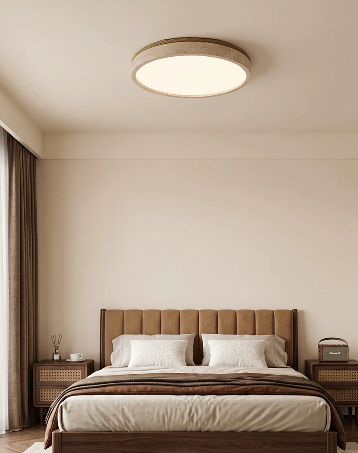 Haverleigh indbygget lampe i travertin