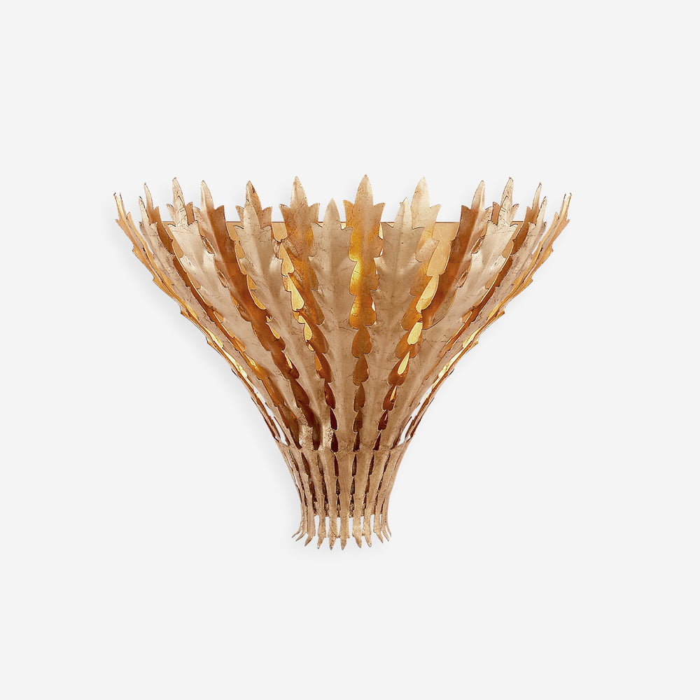 Hampton Wall Light Handmade Leaf Motif Elegant