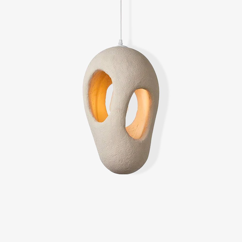 Evenu beige kunstnerisk pendellampe