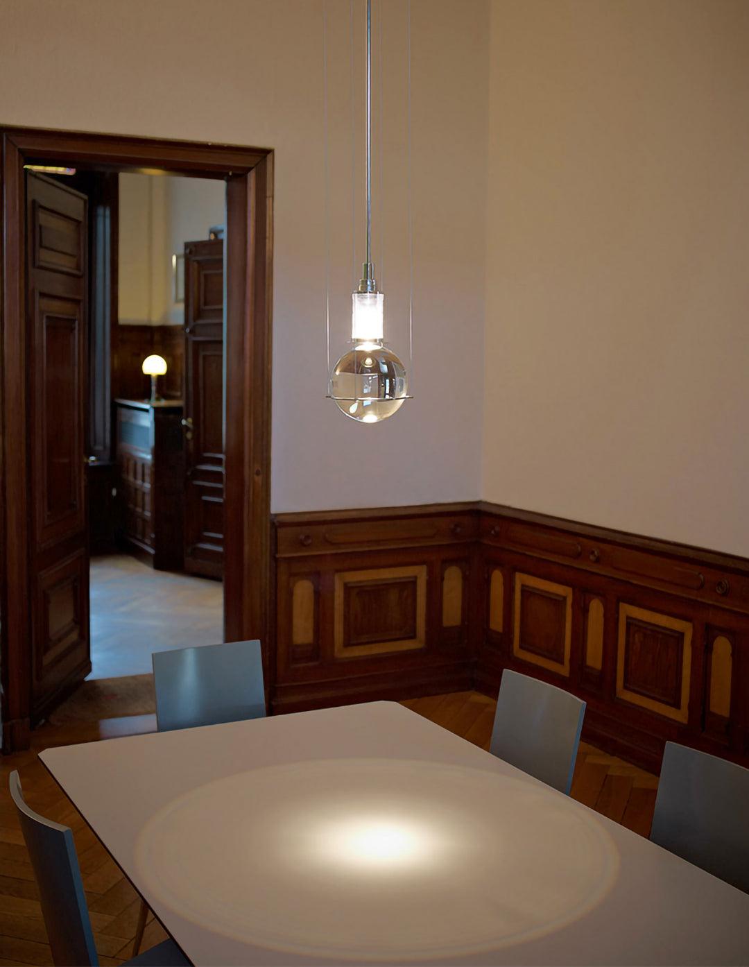 Candeeiro suspenso Selireria de cristal ajustável