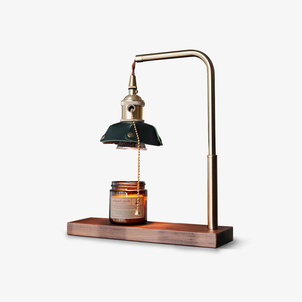 Clark modern bordslampa i trä