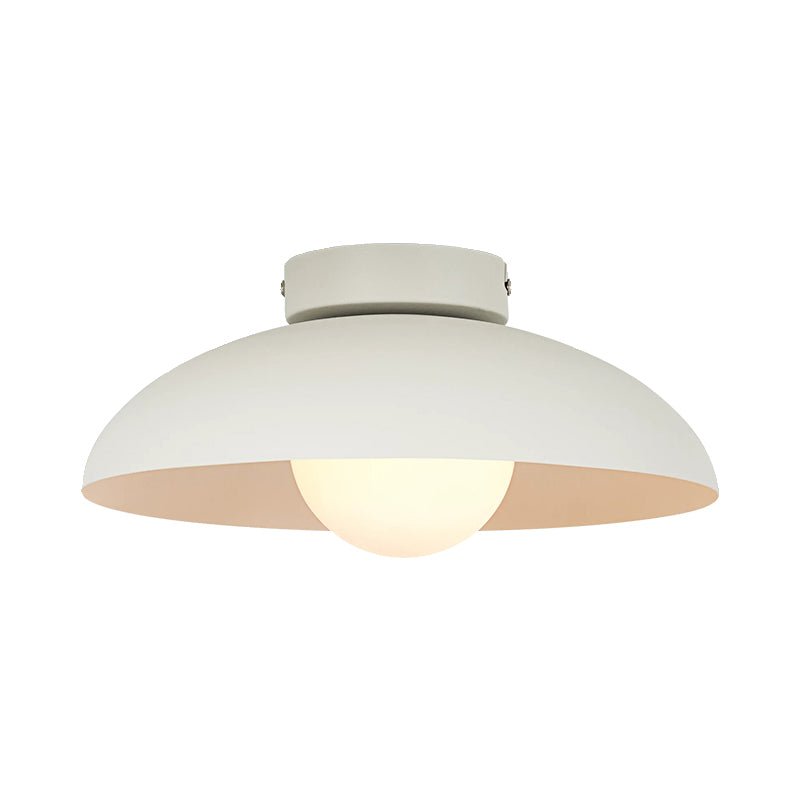 Zontes nordisk kunstnerisk kuppelloftlampe i glas