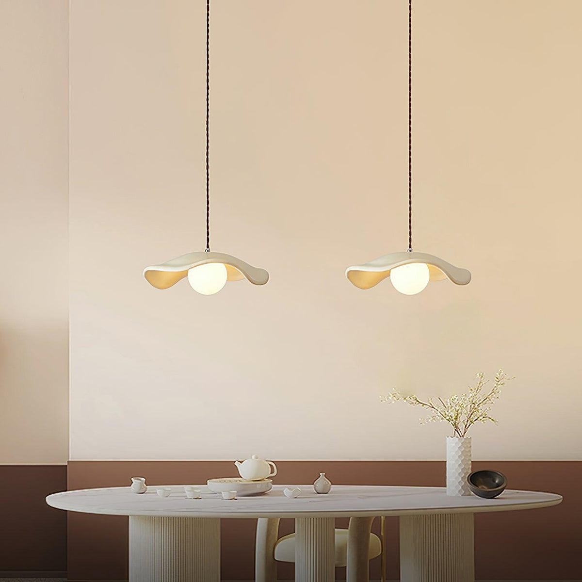 Candeeiro suspenso Fluid Organic Hats