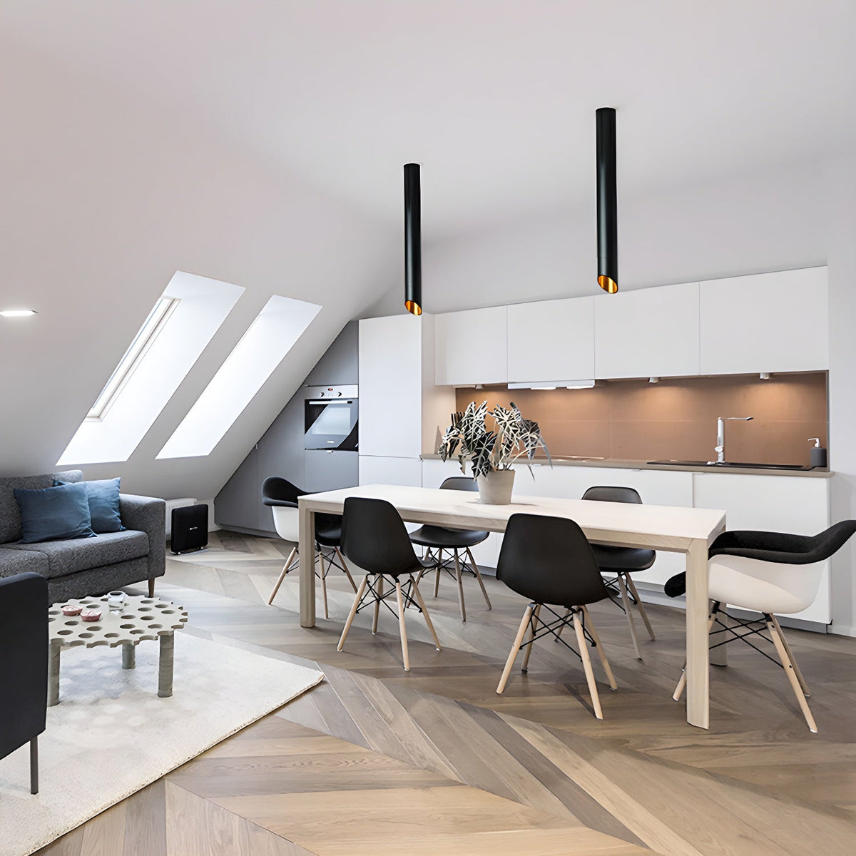 Mirinel moderni minimalistinen putkimainen pinta-asennettava alasvalo