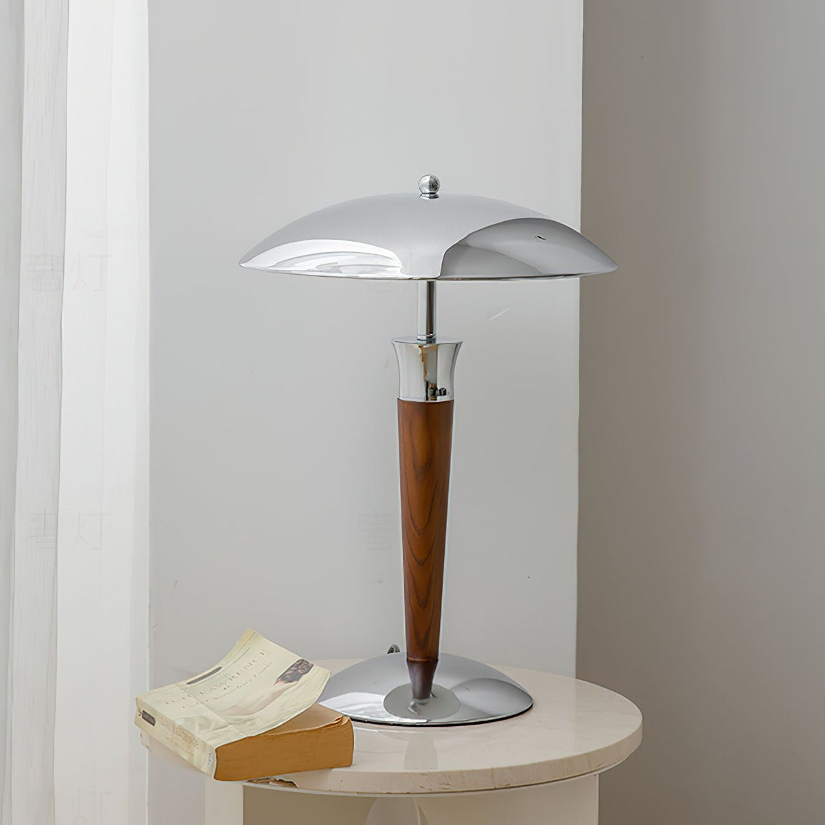 Viraivelle retro golvlampa i krom