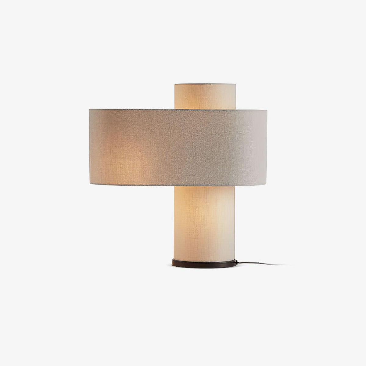 Eurvenil minimalistisk stofbordlampe