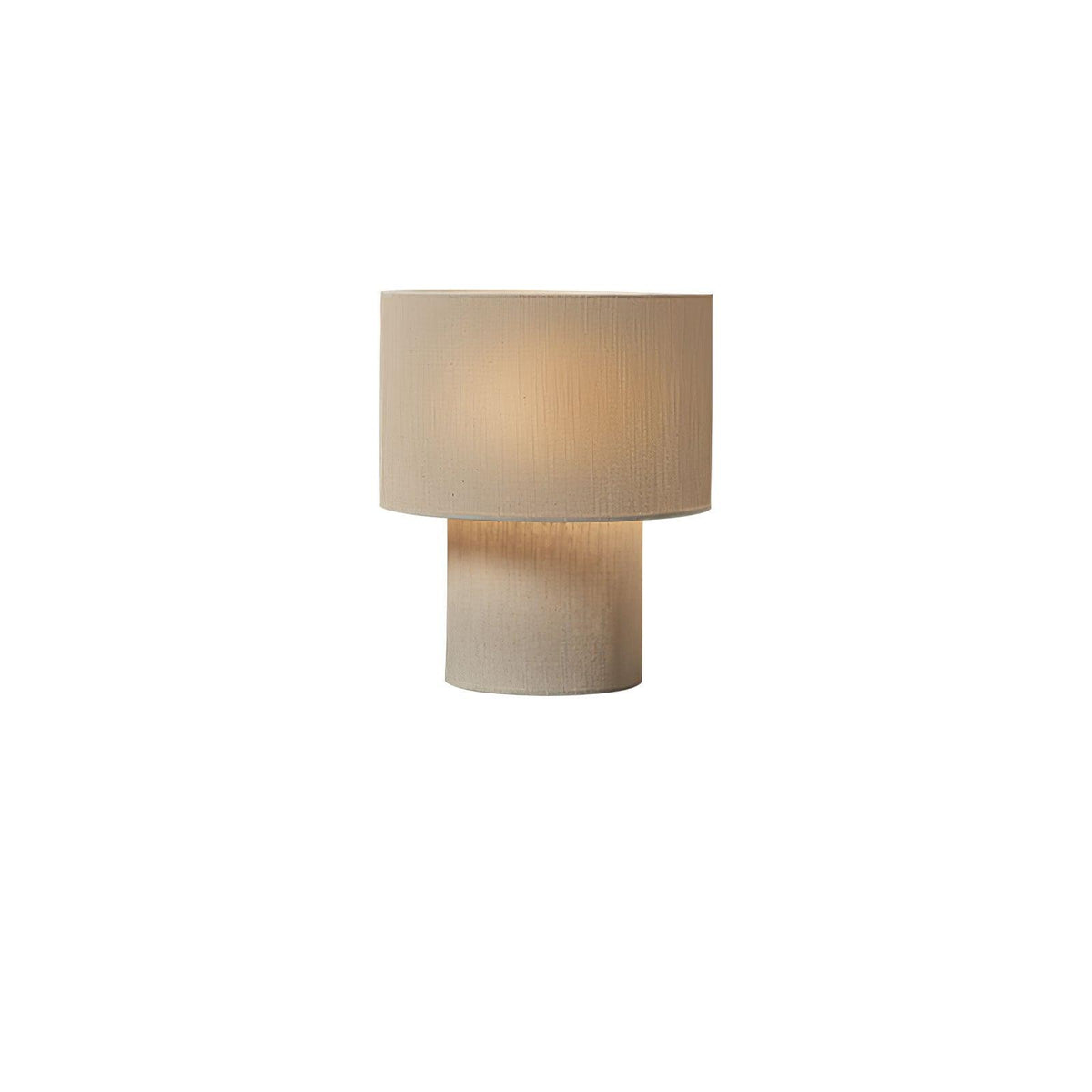 Kaleb minimalistisk bordslampa i tyg