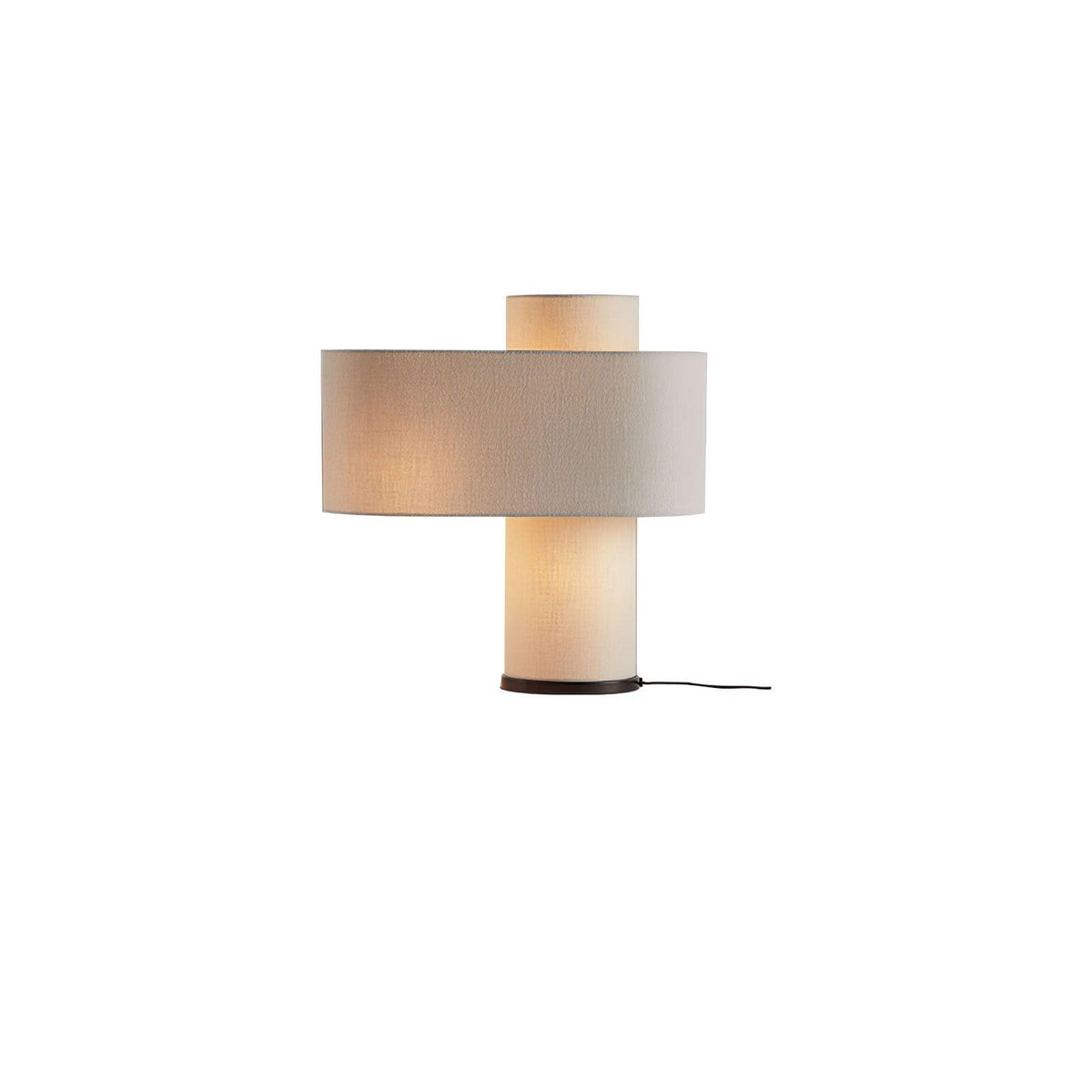Eurvenil minimalistisk stofbordlampe