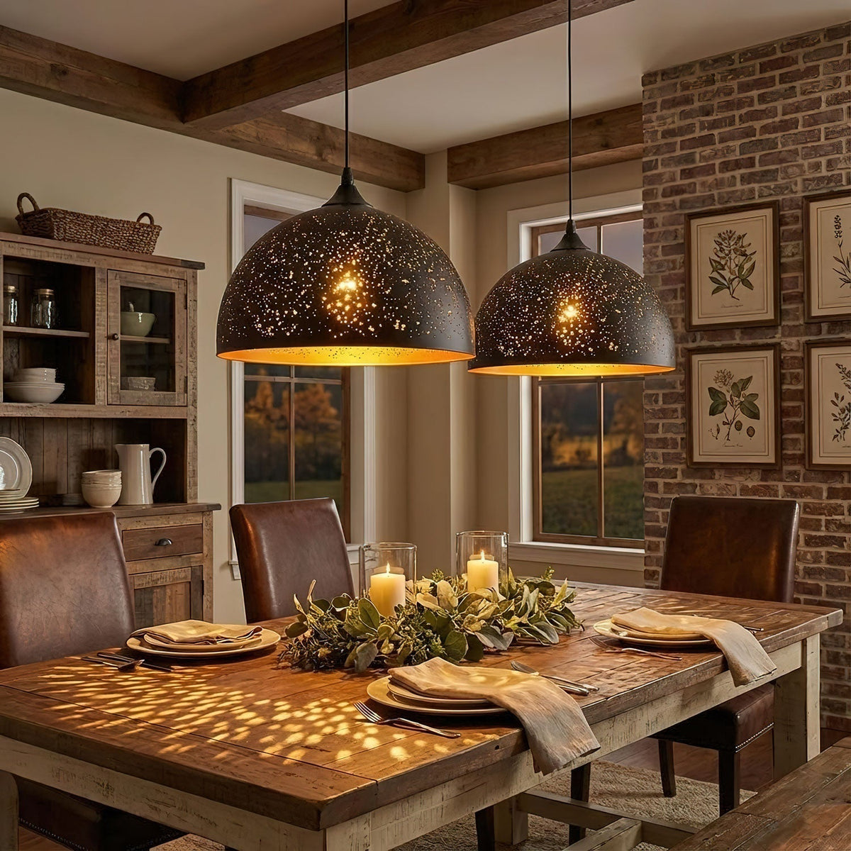 Calania Hollow-industriel pendellampe