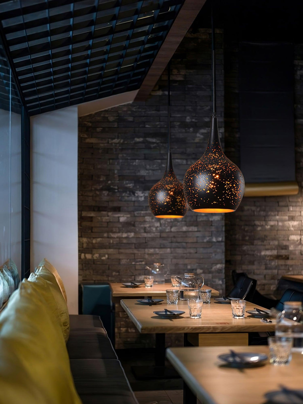 Calania Hollow-industriel pendellampe