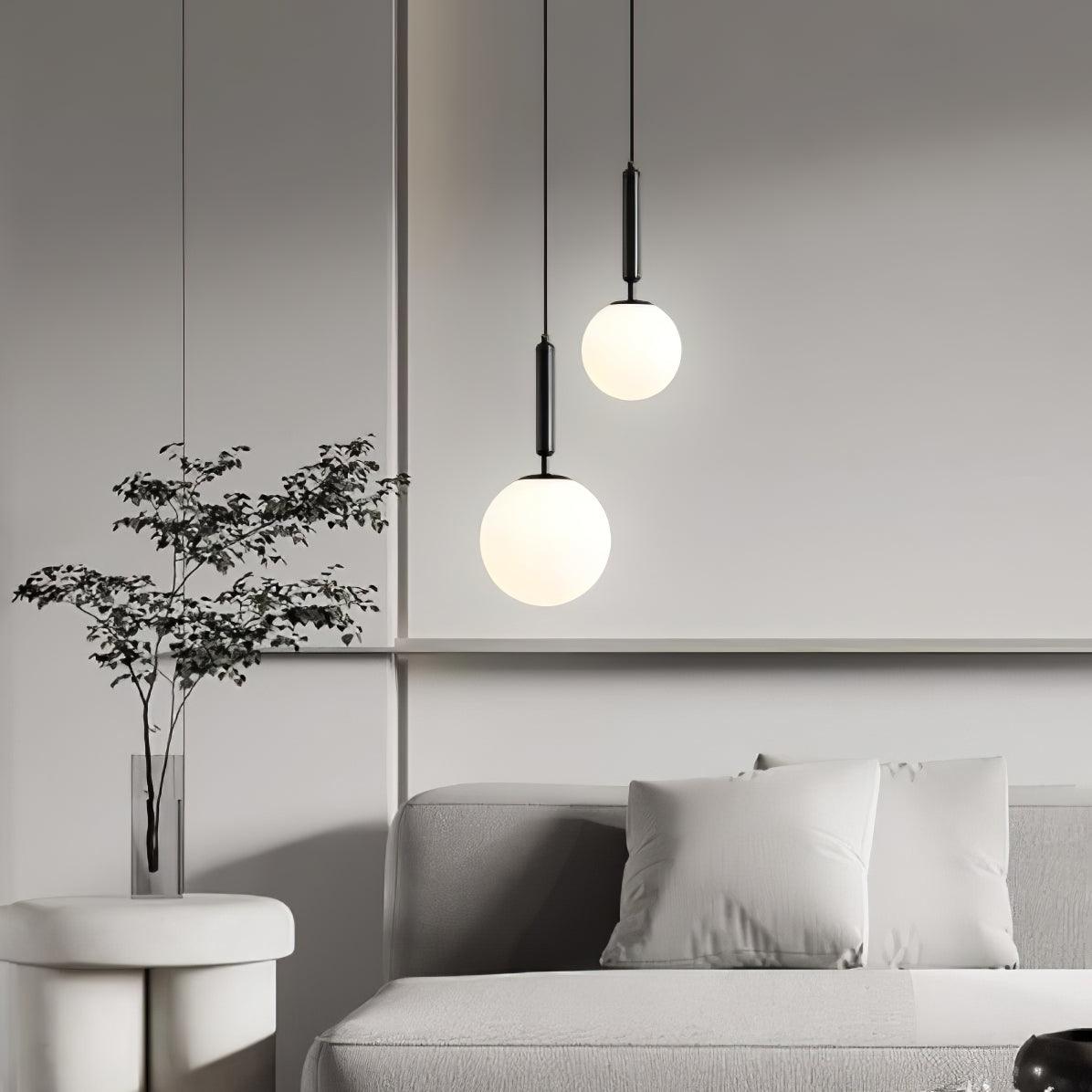 Orbita minimalistisk pendellampa i mässing