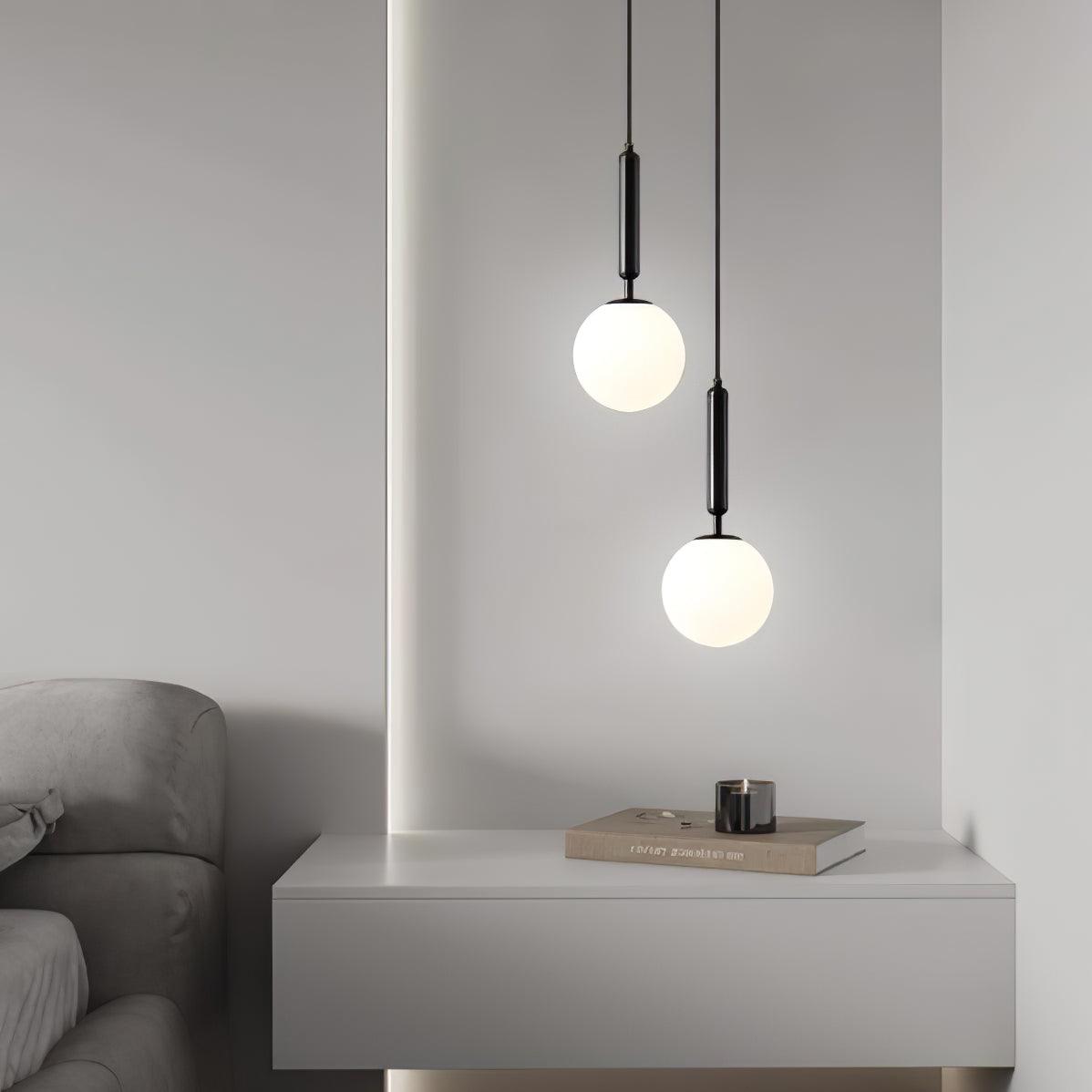 Orbita minimalistisk pendellampa i mässing