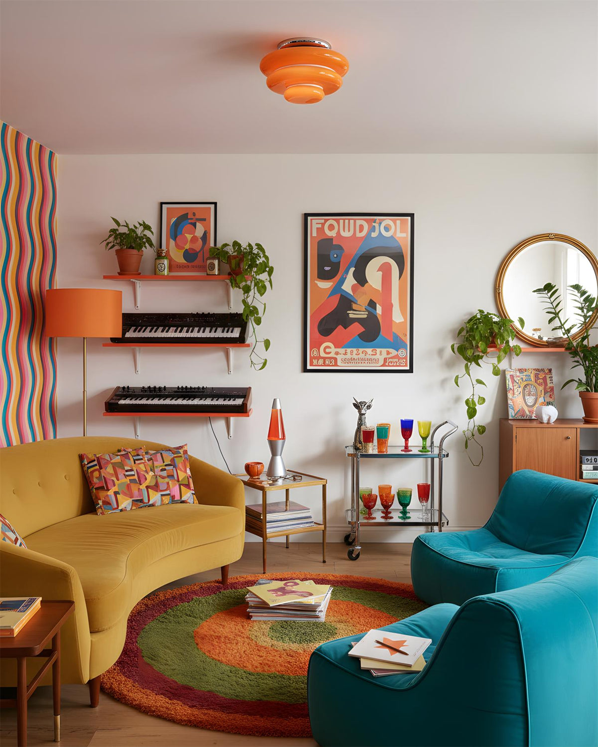 Marceline loftlampe til direkte montering