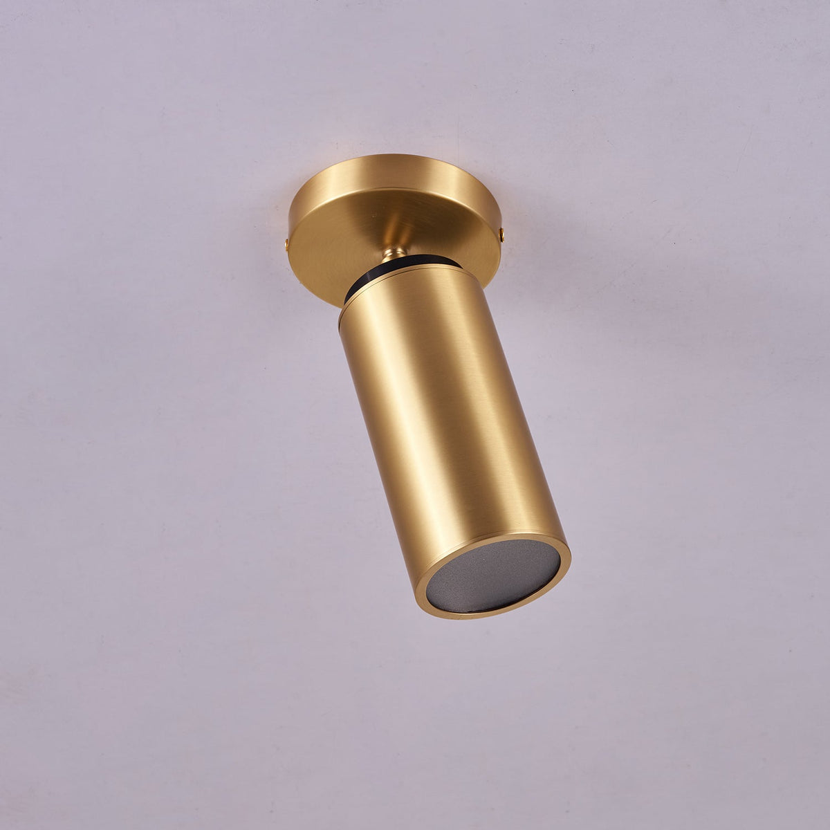 Candeeiro de teto com foco em latão, moderno minimalista Syloran