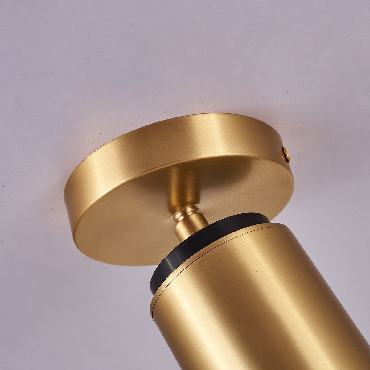 Candeeiro de teto com foco em latão, moderno minimalista Syloran