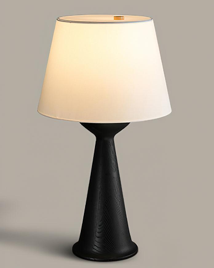 Tempo vintage-bordlampe i træ