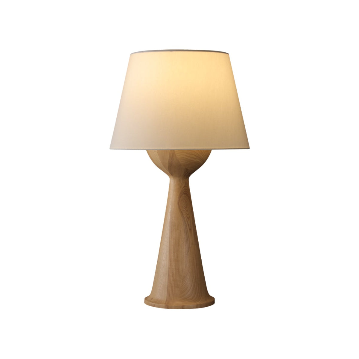 Tempo vintage-bordlampe i træ