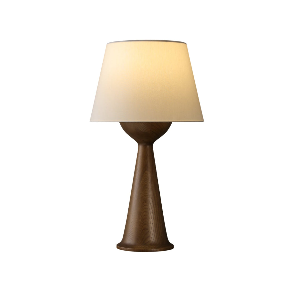Tempo vintage-bordlampe i træ
