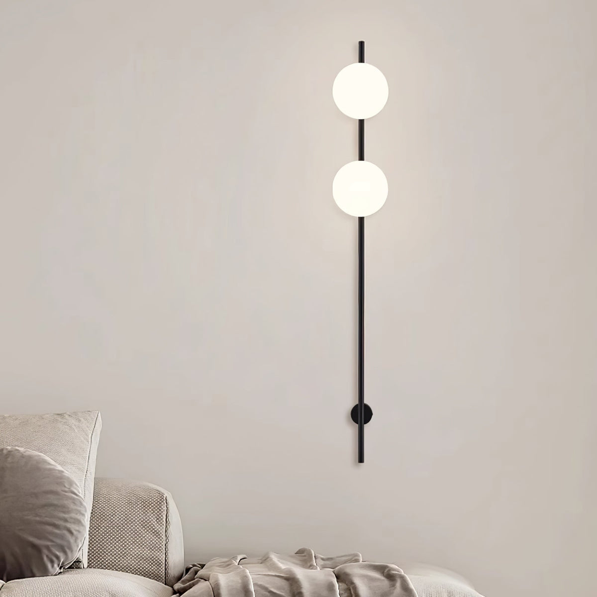 Nerylor modern minimalistisk glasvägglampa
