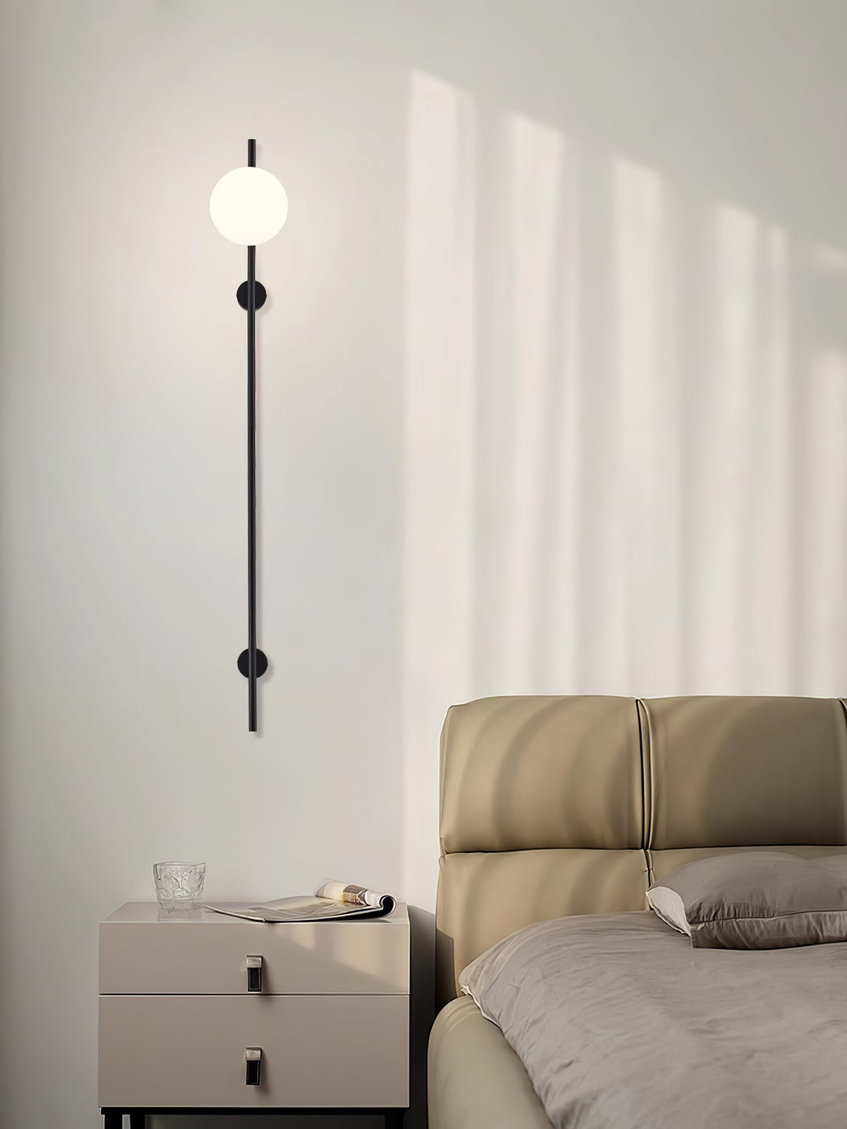 Nerylor modern minimalistisk glasvägglampa