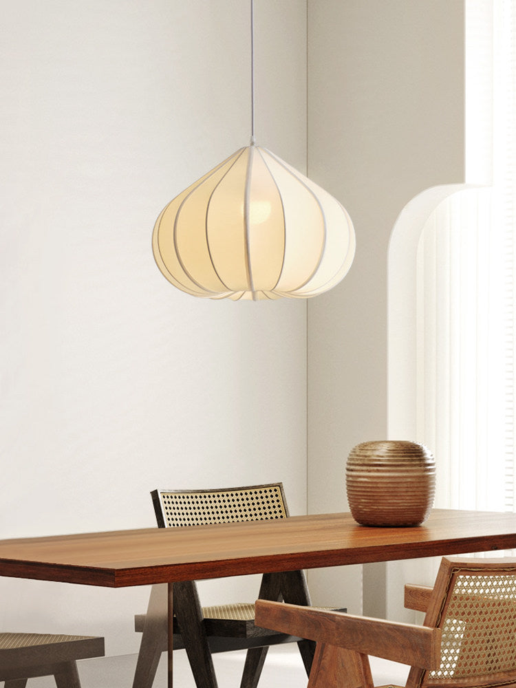 Fallowmere Ribbed Stretch Fabric Pendant Lamp