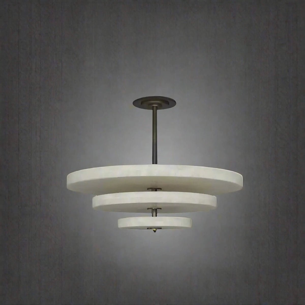 Minimalistisk pendellampa i alabaster Nivoreria