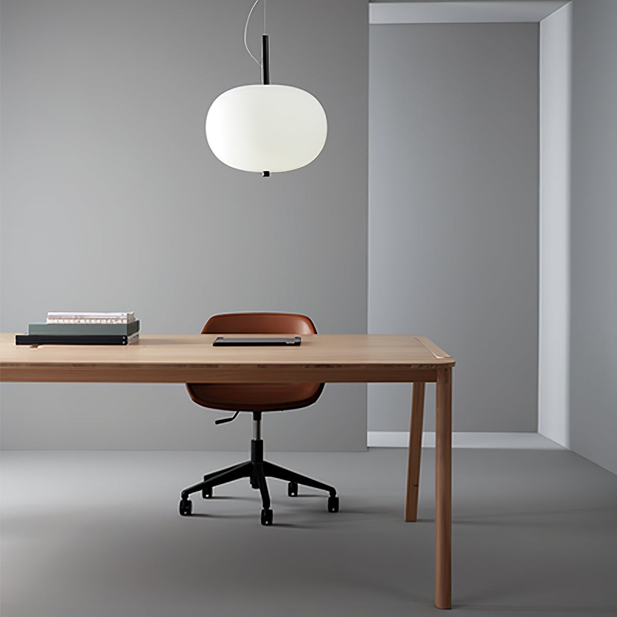 Moderne glaspendellampe Duality