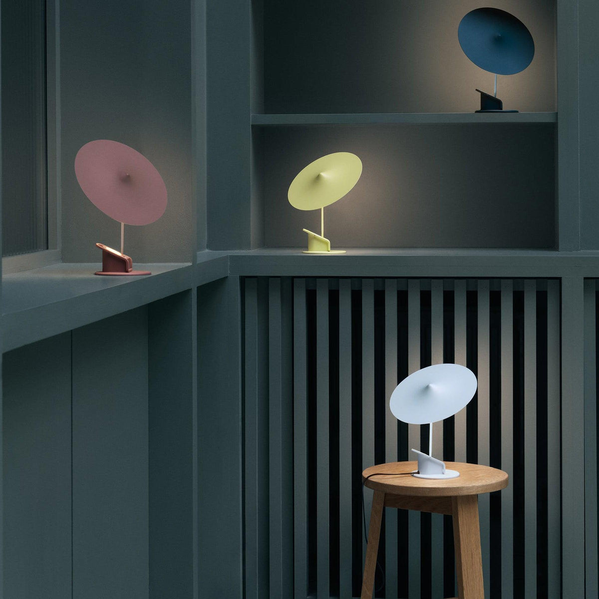 Lumoce futuristisk bordlampe